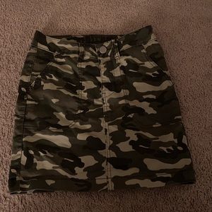 Marshalls Camouflage Jean Skirt
